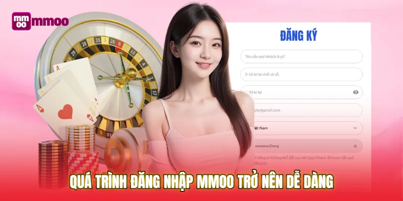 Giao diện thân thiện giúp quá trình Đăng nhập MMOO trở nên dễ dàng